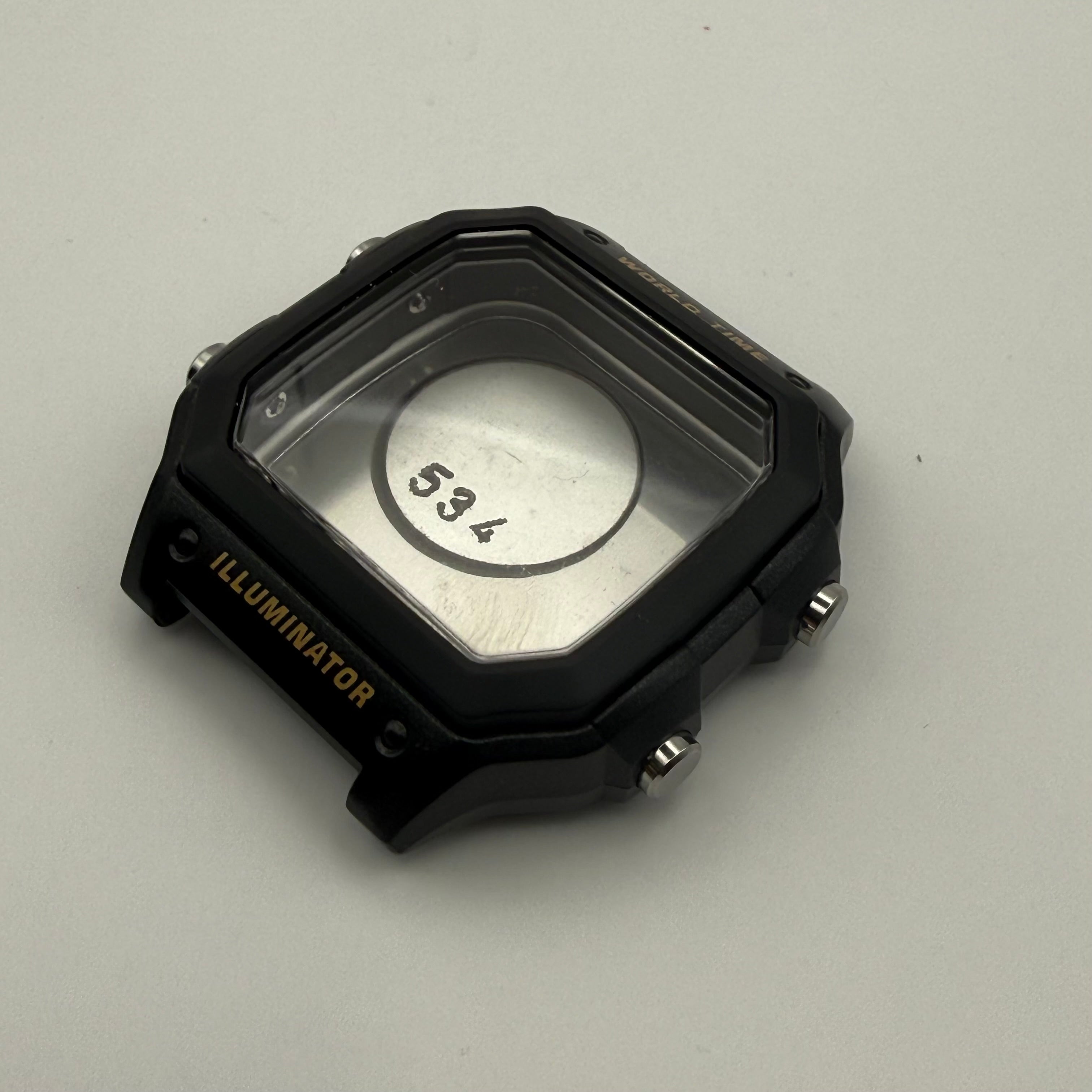 OEM Casio AE1200 Case/Strap Black, Gold Text