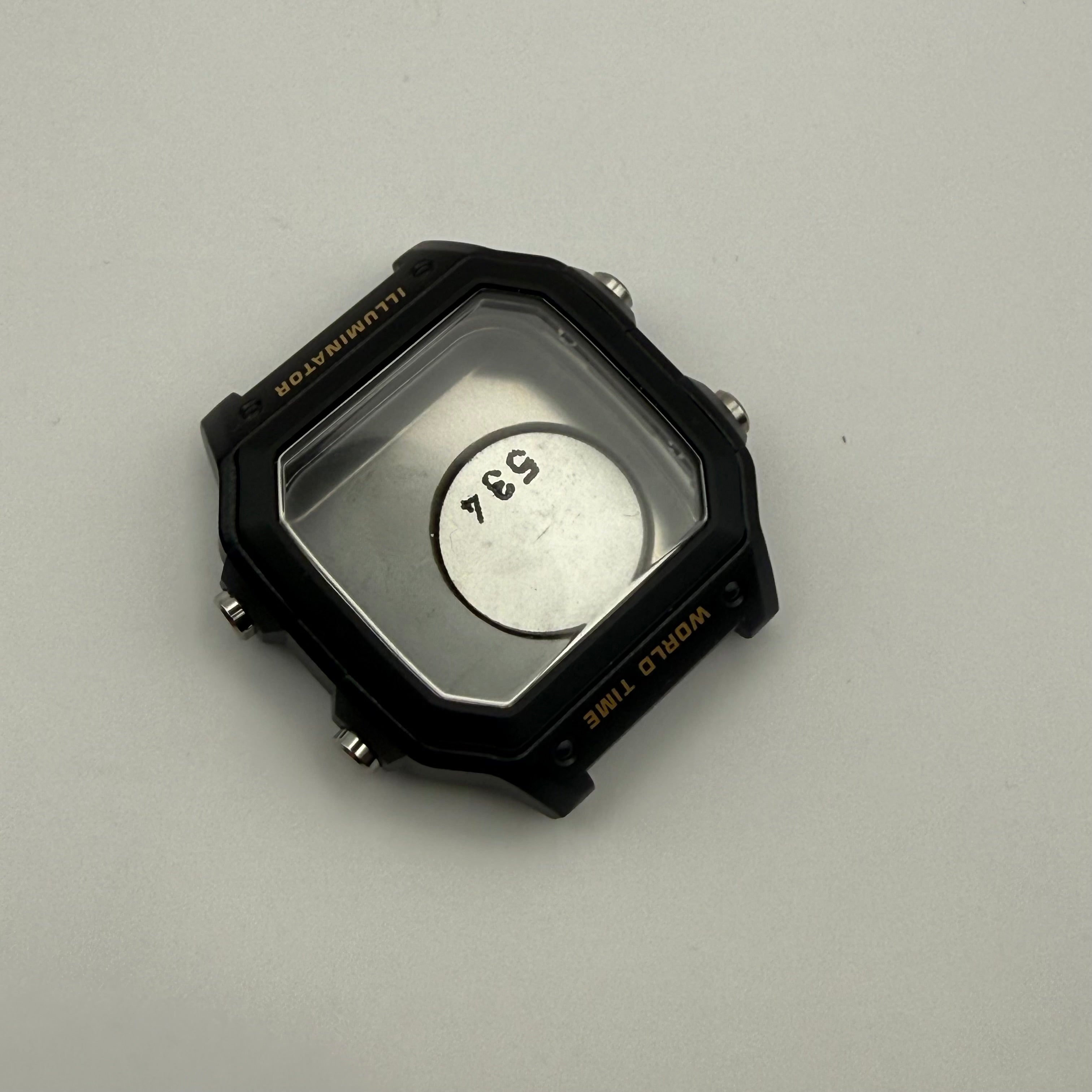 OEM Casio AE1200 Case/Strap Black, Gold Text