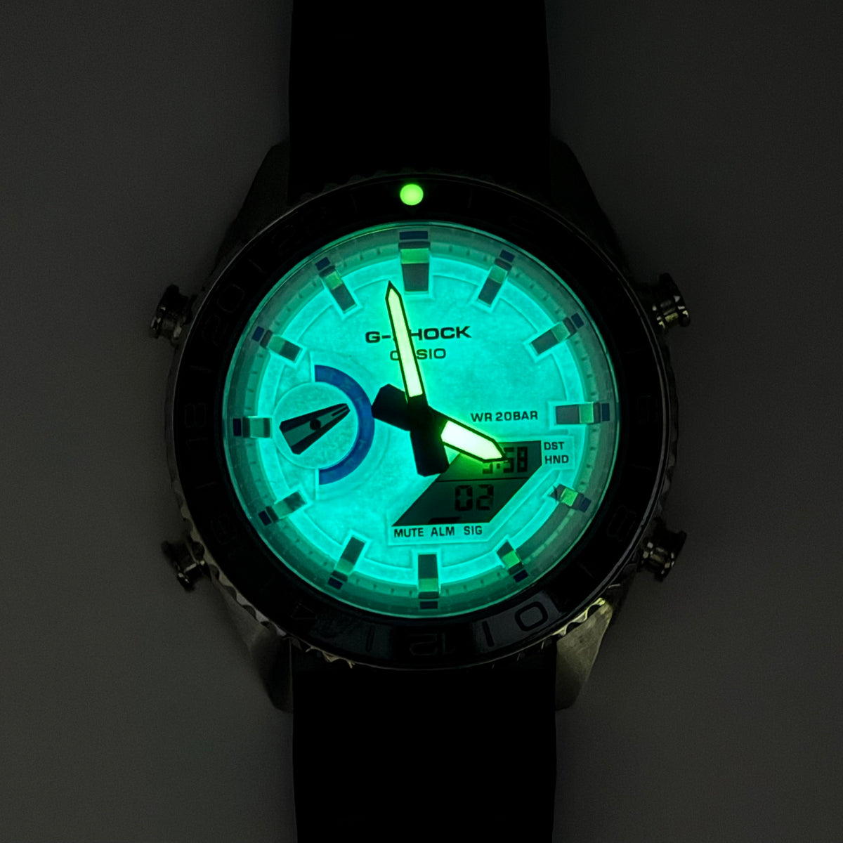 TTT-001 Build: GA2100 Blue and White (Hidden Glow)
