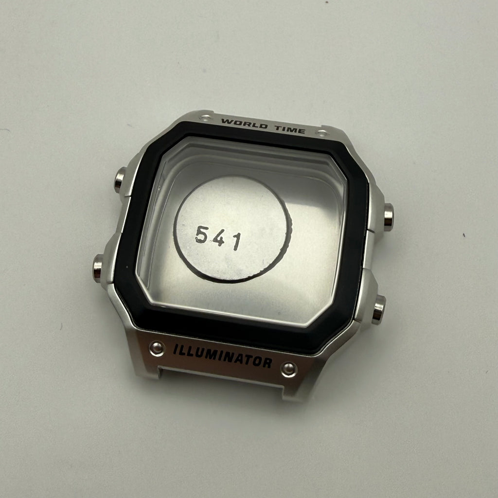OEM Casio AE1200 Silver Case/Black Strap, Black Text