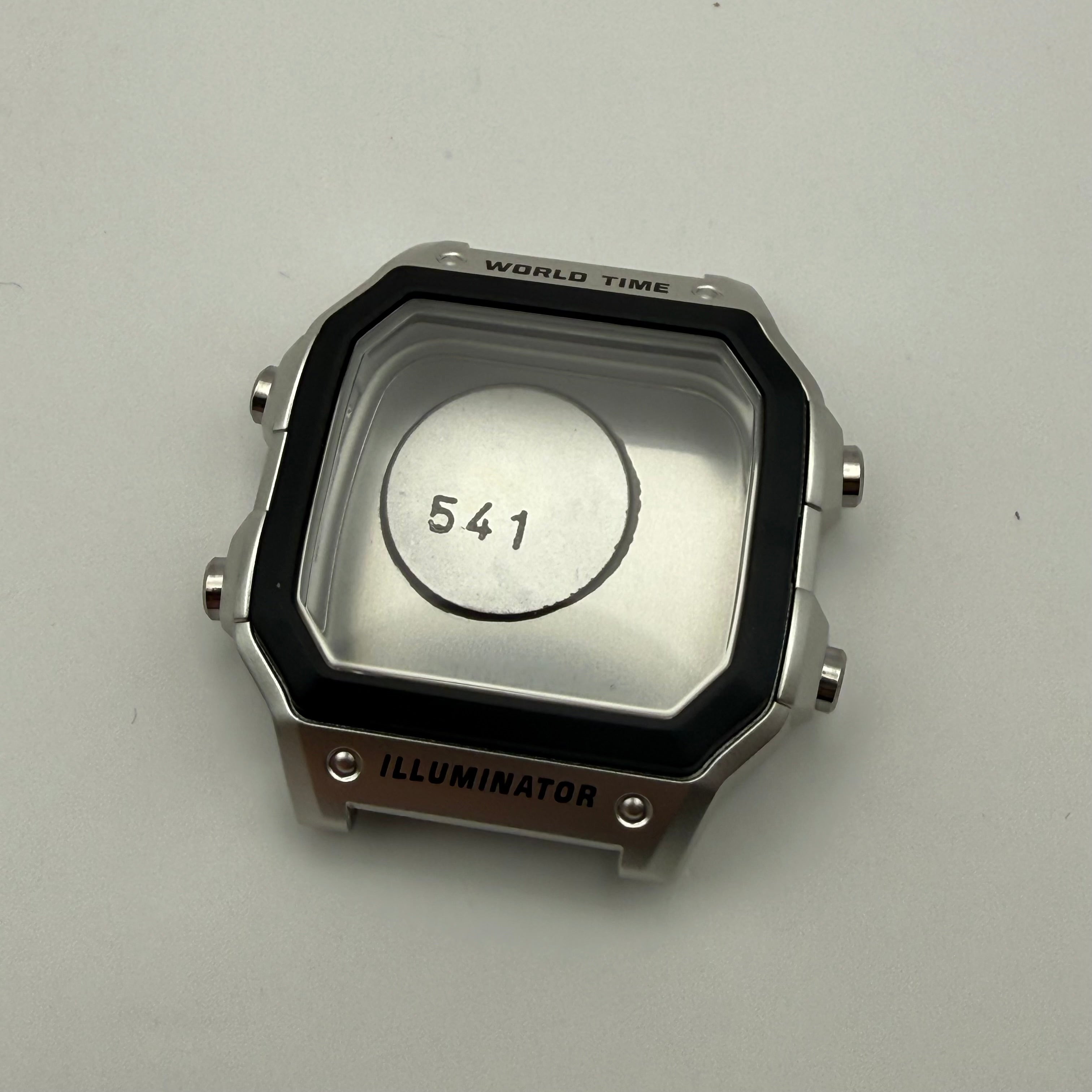 OEM Casio AE1200 Silver Case/Black Strap, Black Text