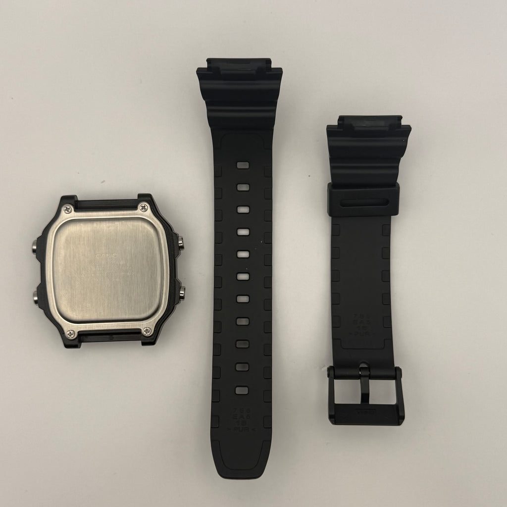 OEM Casio AE1200 Case/Strap Black, Gold Text