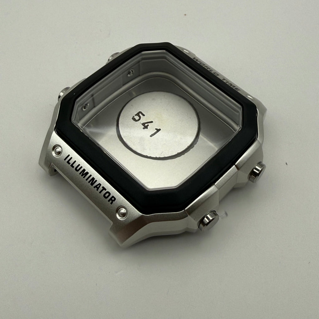 OEM Casio AE1200 Silver Case/Black Strap, Black Text
