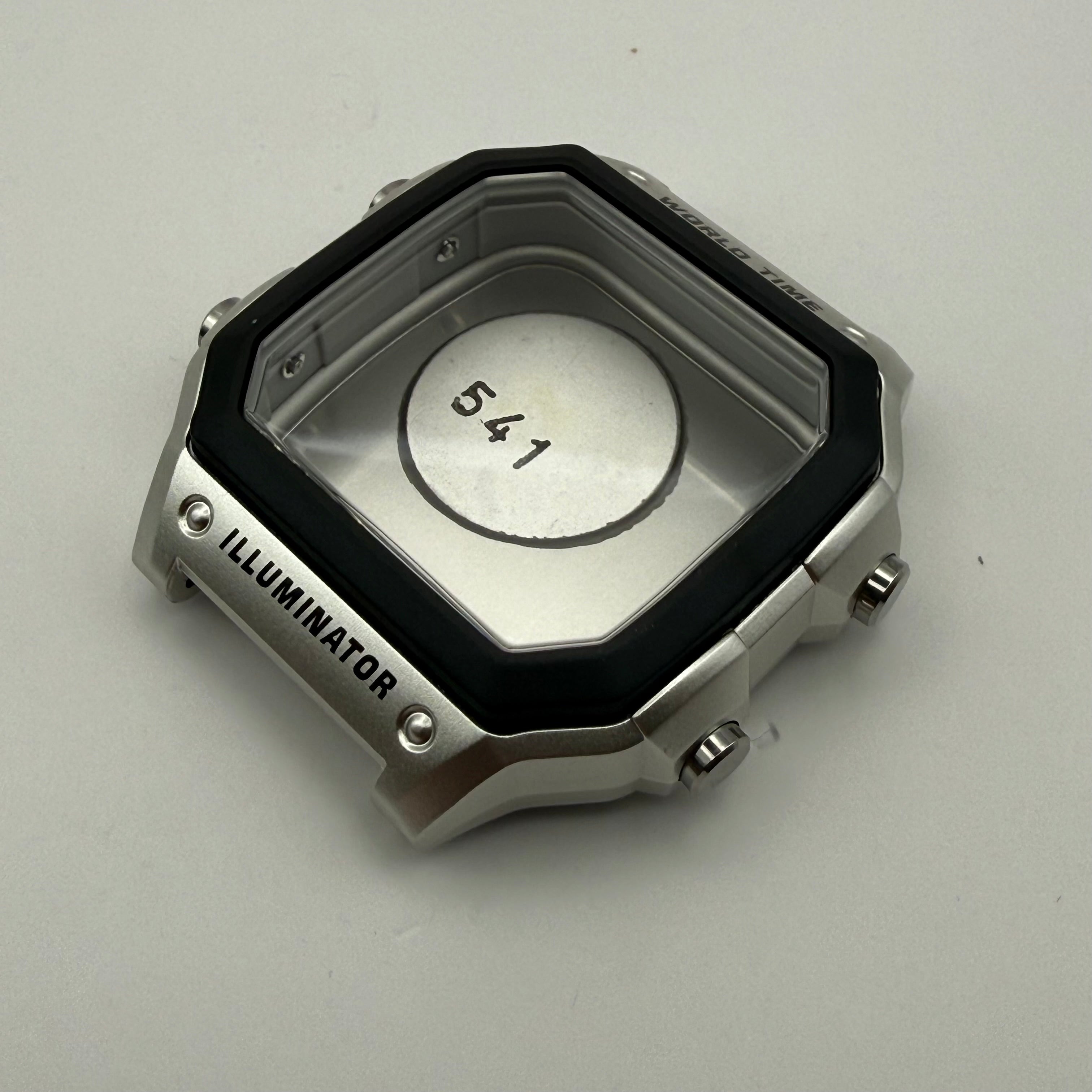 OEM Casio AE1200 Silver Case/Black Strap, Black Text