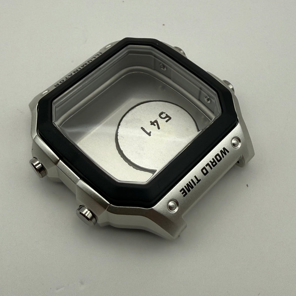 OEM Casio AE1200 Silver Case/Black Strap, Black Text