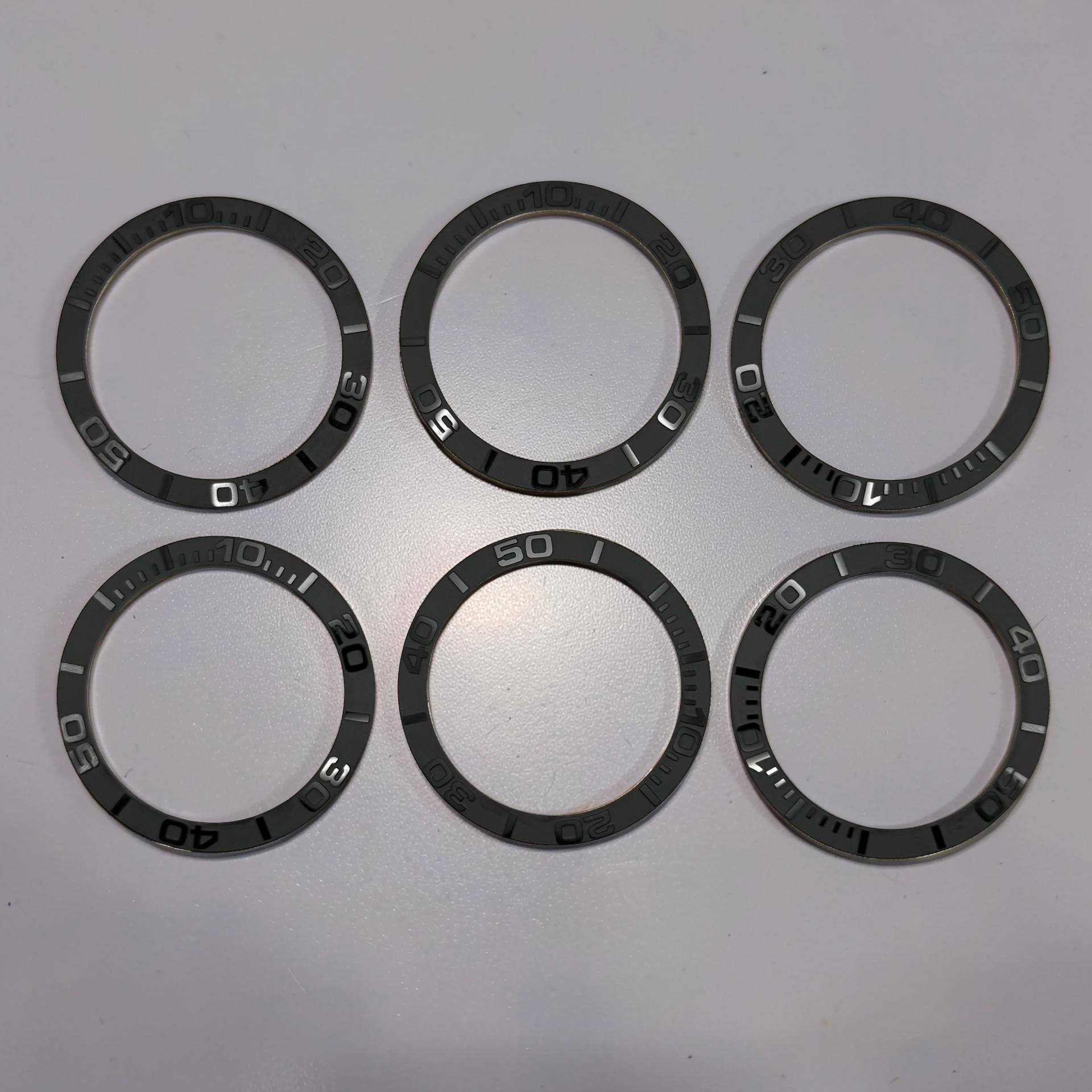 Black Ceramic Bezel Insert for Duro
