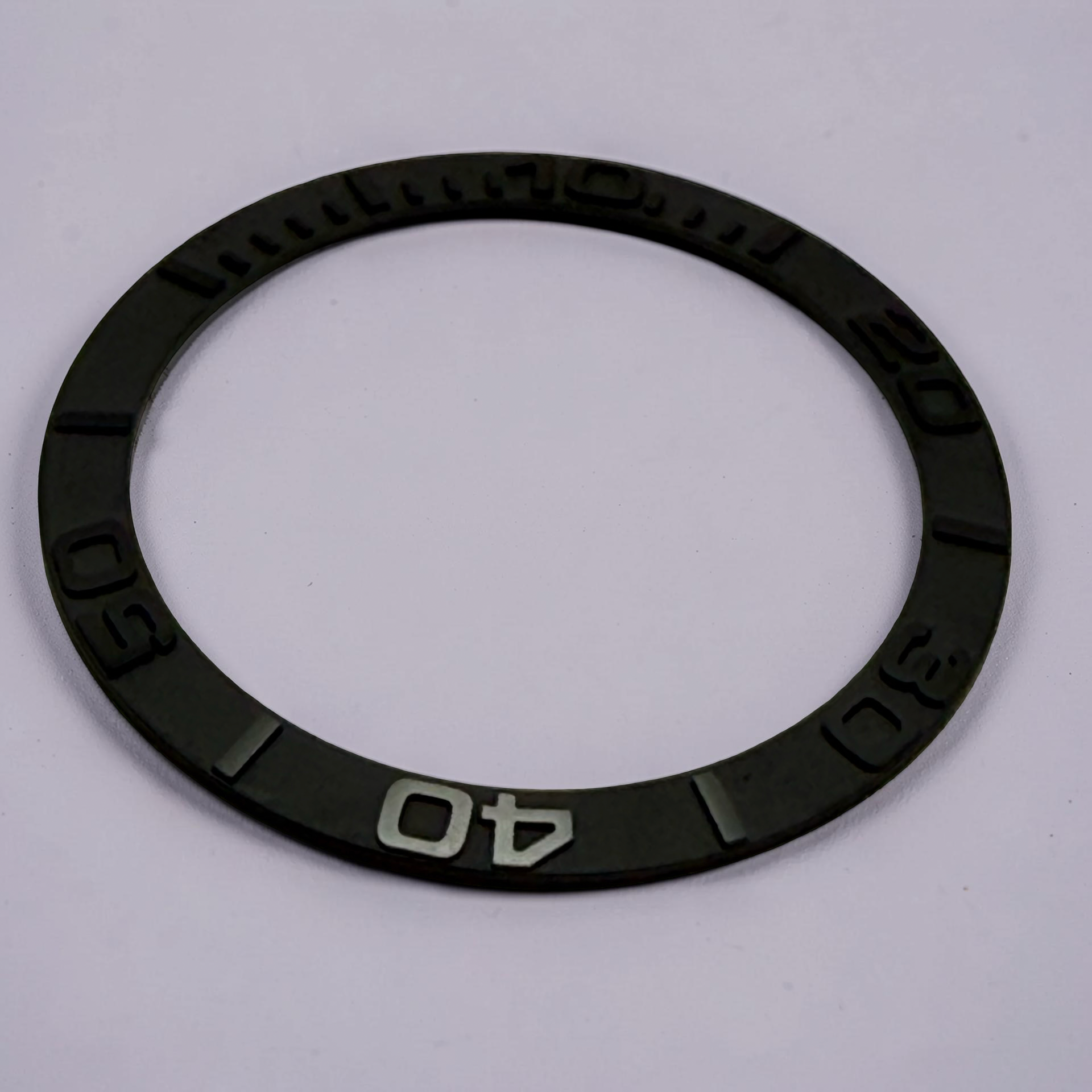 Black Ceramic Bezel Insert for Duro